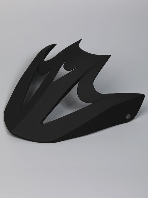 PVR 222+ОЧКИ - Козырёк чёрный матовый